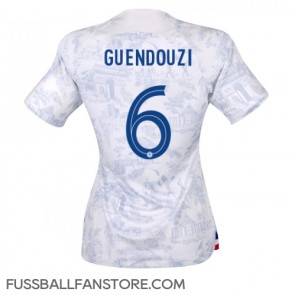 Frankreich Matteo Guendouzi #6 Replik Auswärtstrikot Damen WM 2022 Kurzarm
